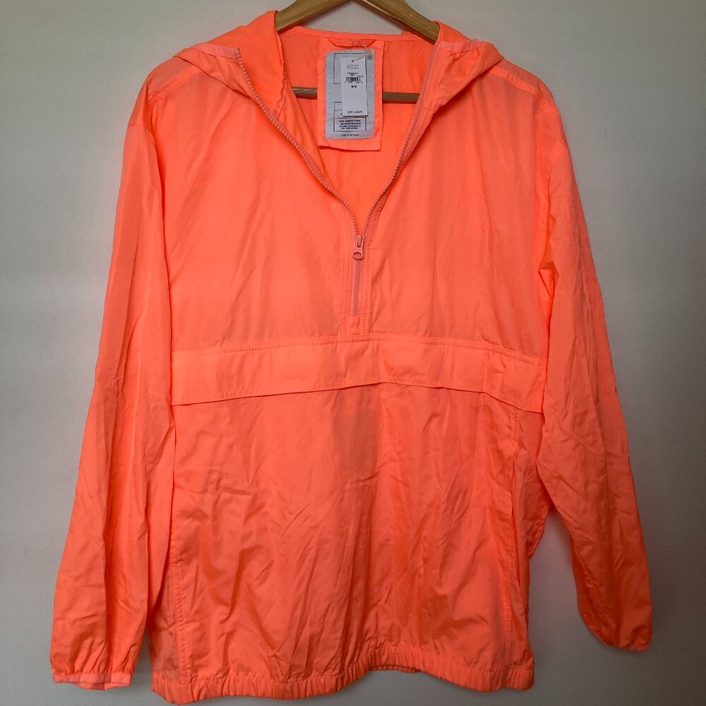 NWT Gap Bright Coral Water Resistant jacket - women size s/m